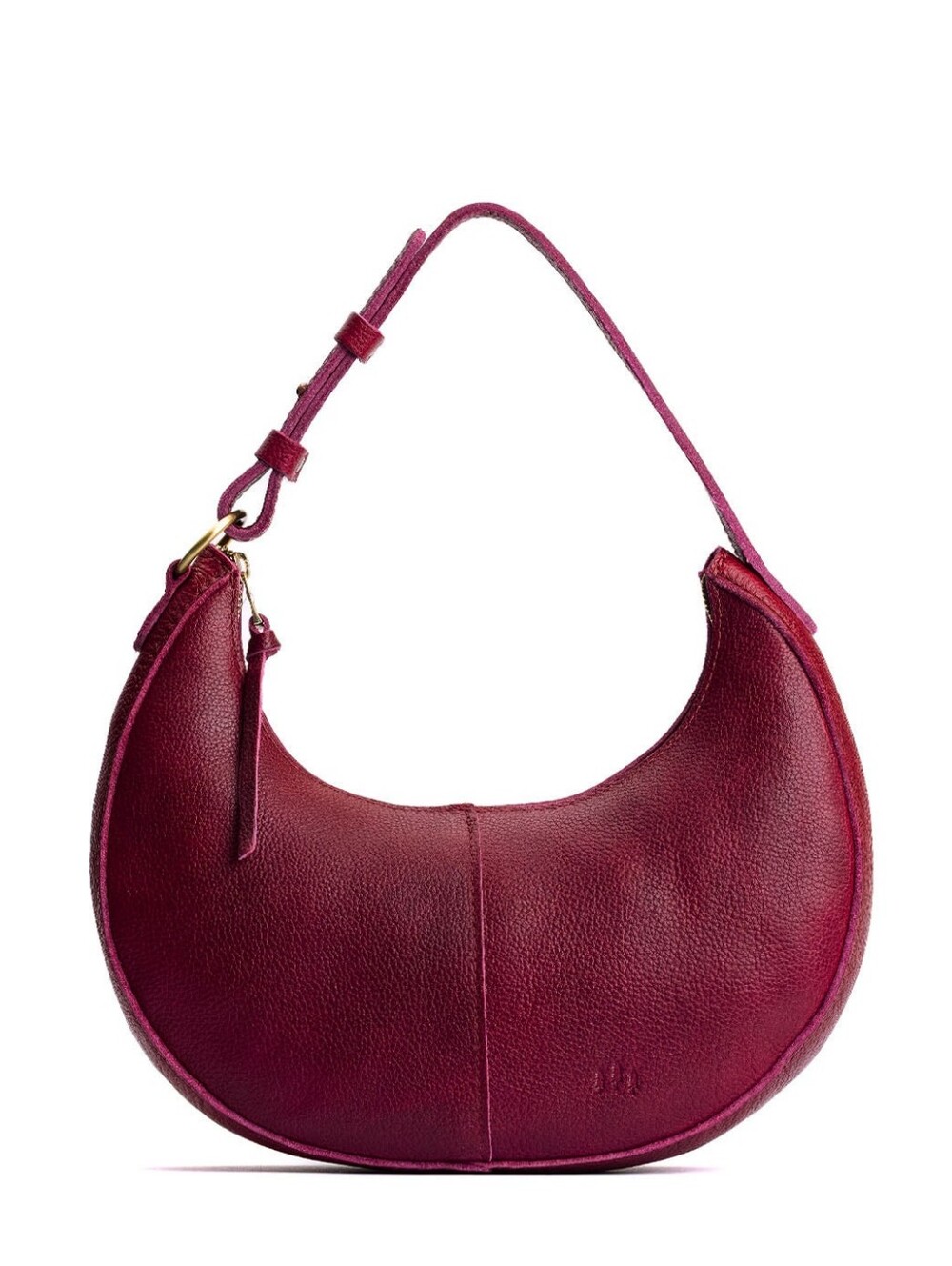 Portland Leather "Nora" Crescent Shoulder Bag